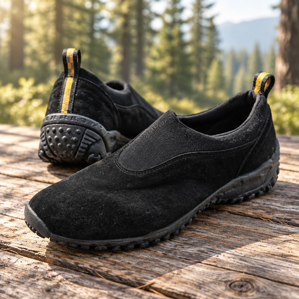 Merrell Jungle Moc Midnight Black Mens Size 10 NEW